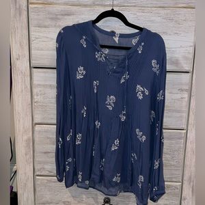 Old Navy floral blouse.